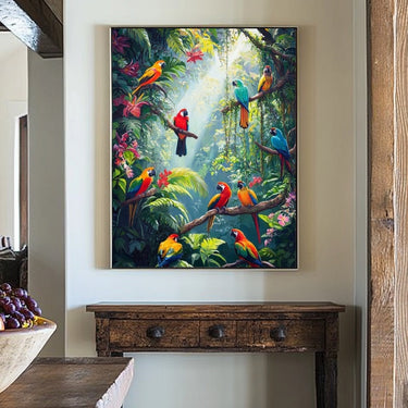 Jungle Painting with Animals